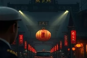 《千山暮雪行》封面，暮色山脊上的一队人影