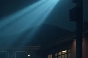 《夜航西飞》封面，机舱窗外的夜色云层
