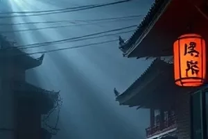 《春分之后》封面，春日庭院与半开的木门